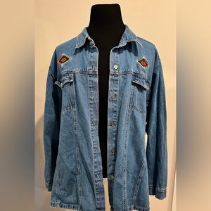 Vintage Plus Jean jacket, Jean shirt, 32W